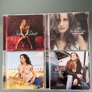 Various Female Country Music Artists CD’S